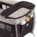 Safety 1st Play-and-Stay Play Yard, Easy fold, Full-Size Play Yard with Removable Full Bassinet, Dunes Edge
