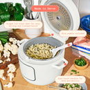 Electric Rice and Grain Cooker - White Icing