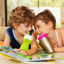 Click Lock 9oz Bite Proof Soft Spout Sippy Cup – 2pk Blue/Green