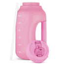 64oz Water Bottle with Bag - Pink Daisy