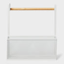 Punched Metal Over the Door Kitchen Cabinet Organizer