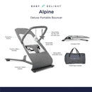 Alpine Deluxe Portable Bouncer - Charcoal Tweed