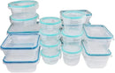38-Piece Plastic Food Storage Set