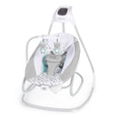 2-in-1 Multi-Direction Compact Baby Swing & Rocker - Grey