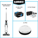 HART 20-Volt High Capacity Cordless Stick Vacuum Kit
