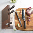 Damascus Steel 6-Piece Magnetic Knife Block Set