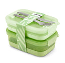 Ello Stackable Bento Lunch Container - Green