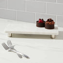 12" x 6" Marble Serving Stand