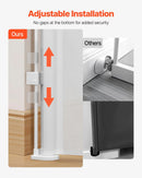 Retractable Baby Gate - White