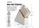 14pc High Carbon Slim Knife BlockSet With Ergonomic Handles & Shears