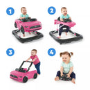 4-in-1 Baby Activity Center & Push Walker - Pink Mustang