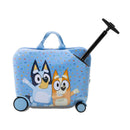 Disney Kids' Bluey Hardside Ride-On Spinner Suitcase - Blue