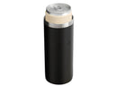 10 oz Slim Stainless Steel All-Occasions Can Chiller Black 2.0