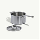4QT Stainless Clad Saucepan