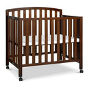 Dylan Folding Portable 3-in-1 Mini Crib and Twin Bed - Espresso