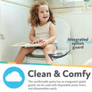 Nuby Travel Potty with Disposable Bags - Gray/White