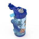 16 fl oz Kids Straw Water Bottle - Blue