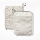 2pk Potholder Light Gray -