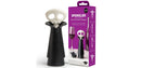 4pc Spookelier Wine Saver Pump and Stoppers - Black