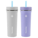 32oz Straw Tumbler (2 Pack) - Cloud Gray/Periwinkle