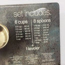 Stainless Steel Magnetic Measuring Cups and Spoons Set