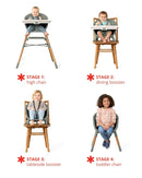 Baby High Chair 4-in-1 Convertible High Chair, EON, Thyme
