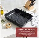Simply Cook 13"x16" Nonstick Roaster Black