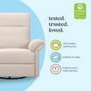 Suzy Flex Swivel Recliner with Adjustable Arms & Headrest - Beach