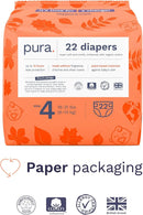 Eco-Friendly Diapers - White - Size 4 (18-31lbs)