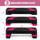 31 Inch Adjustable Exercise Aerobic Stepper With Non-Slip Pads