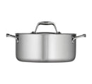Induction-Ready Stainless Steel 5 QT. Covered Dutch Oven