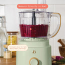 10-Cup Food Processor with Accessories, Sage Green by Drew Barrymore