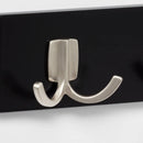 Modern Octopus 5 Rail Nickel Hooks - Black