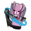 Gold Revolve 360 Extend All-in-One Rotating Convertible Car Seat with SensorSafe- Opal Pink