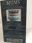 Baum Mums 4-Piece Dinner Bowl Set