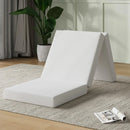 Foldable Trifold Mattress - White