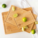 Bamboo Cutting Board Set - Teak Brown