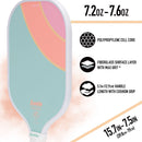 2 Player Poly Paddle Set - Yellow/Green