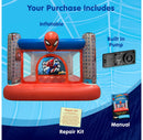 Spider-Man Bounce House with Built-in Air Pump