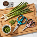 Kitchen Utility Shears Set - Blue & Pink