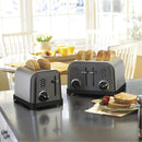 2-Slice Classic Toaster CPT-160BKSP1 - Black Stainless Steel