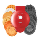 MultiMaker Mini Waffle System with Removable Plates and Storage Case