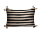 Double Face Lumbar Pillow with Embroidery - 16"x24"
