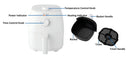 2.2 QT Air Fryer - White