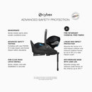 Cloud T Comfort Extend Infant Car Seat with SensorSafe - Sepia Black