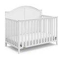 5-in-1 Convertible Crib - White