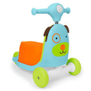 Kids' 3-in-1 Ride-On Scooter and Wagon Toy - Dog