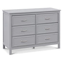 Charlie 6-Drawer Double Dresser - Grey