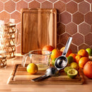 2pc Reversible Acacia Wood Cutting Board Set Natural