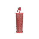 25oz Strawberry Shortcake Double-Wall Plastic Straw Tumbler with Topper Berry Red